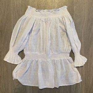 Off Shoulder Blouse in White